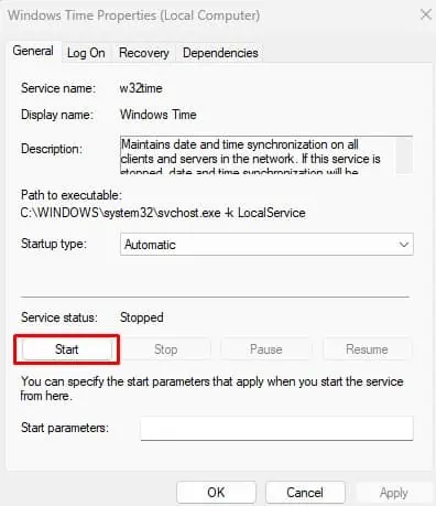 start-windows-time-time-synchronization-failed