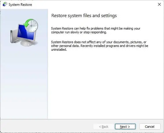 Fix: Windows Cannot Verify the Digital Signature for This File 16 system-restore-windows-2
