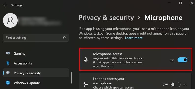 toggle-on-microphone-access