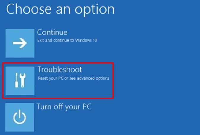 troubleshoot