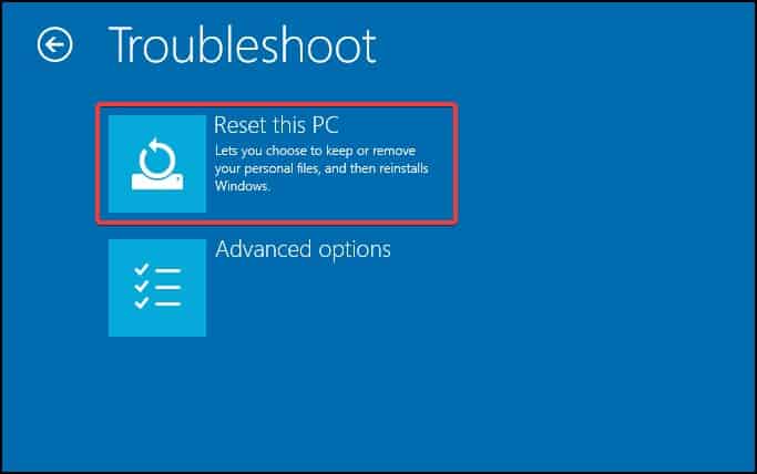 uefi reset pc