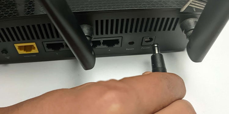 unplug-router-power-cable