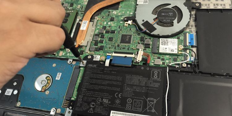 untighten the hard drive screws