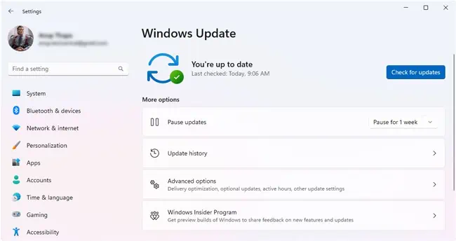 update-history-check-for-updates