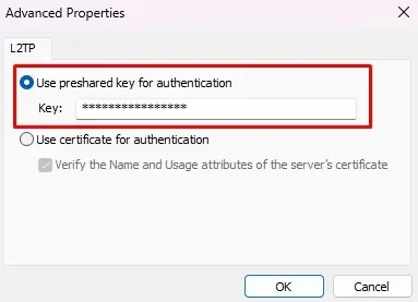use-preshared-key