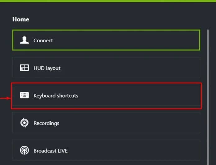 use shadowplay keyboard shortcuts