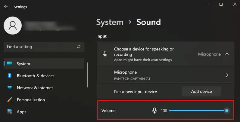 Microphone Not Working on Windows? Here’s How to Fix It 13 volume-slider-on-sound-settings