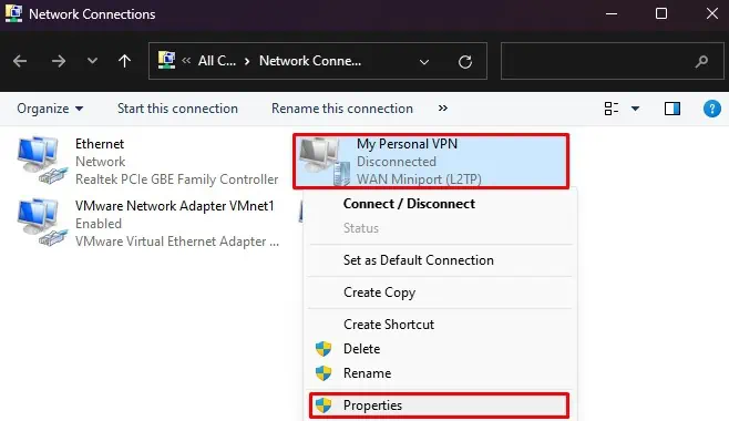 vpn-connection-properties