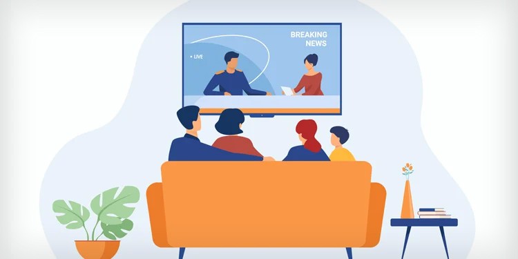How to Fix a TV Picture That is Too Dark Screen on Full Brightness? 1 watching-tv