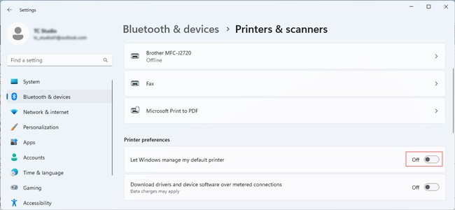 windows-default-printer-setting
