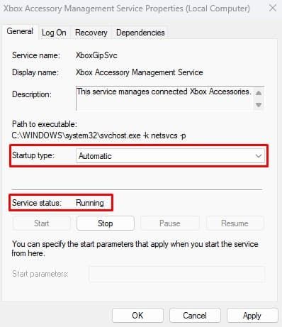 xbox accessories management automatic startup