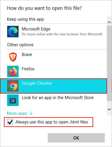 Always-open-HTML-files-with-Google-Chrome