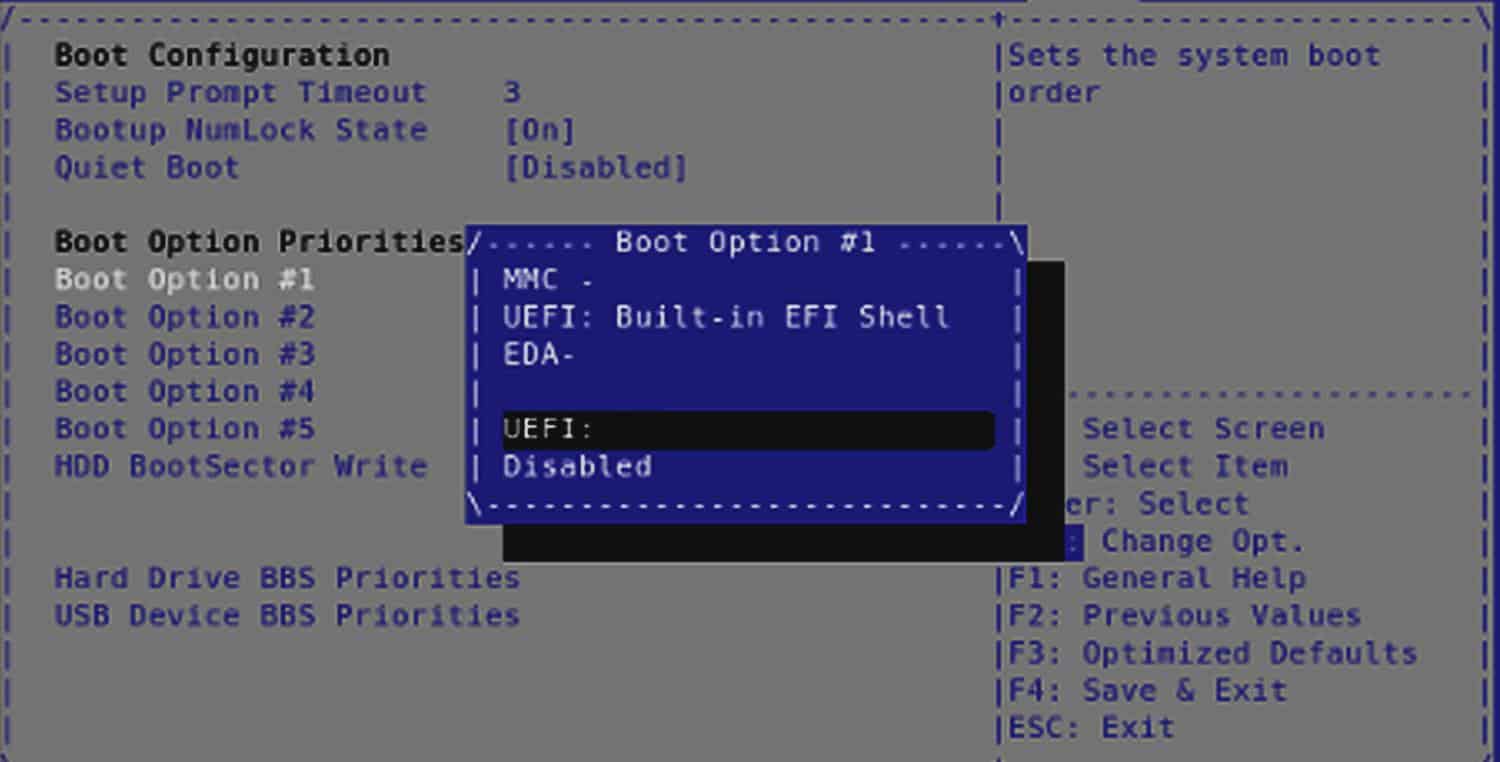 BIOS on dell alienware