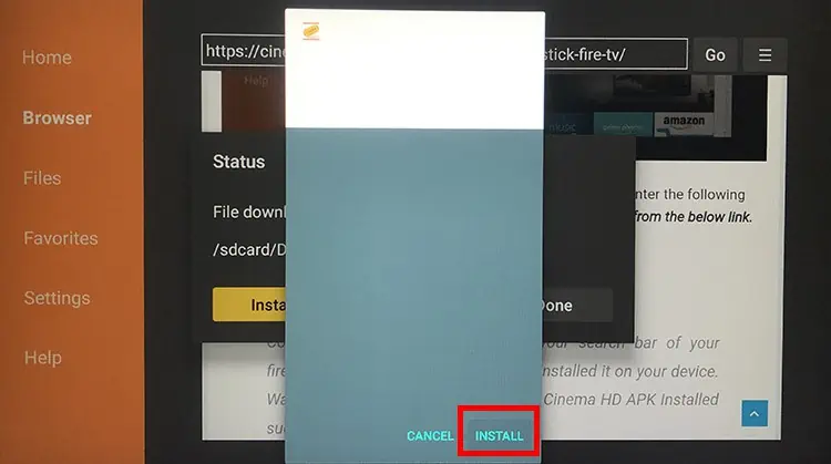 How to Install Cinema on Firestick (Step-By-Step Guide) 15 Choose-Install