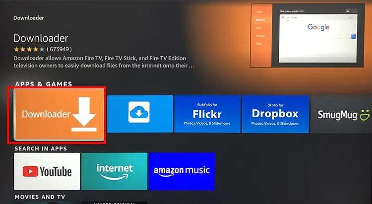 How to Install Cinema on Firestick (Step-By-Step Guide) 9 Click-on-the-Downloader-app-3