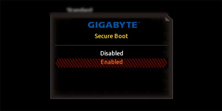 How To Enable Secure Boot on Gigabyte