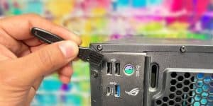 How to clean usb port 1