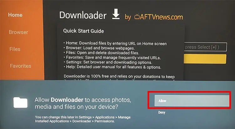 How to Install Cinema on Firestick (Step-By-Step Guide) 11 Pick-Allow-on-the-pop-up-1