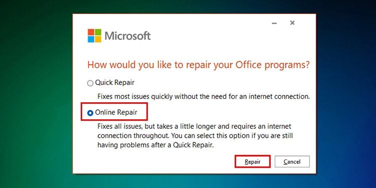Repair Office