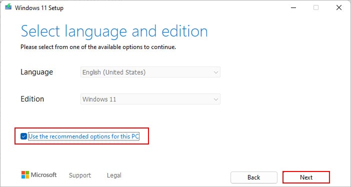 Select-Windows-11-version