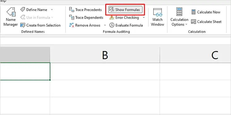 Show-Formula-Option-Excel