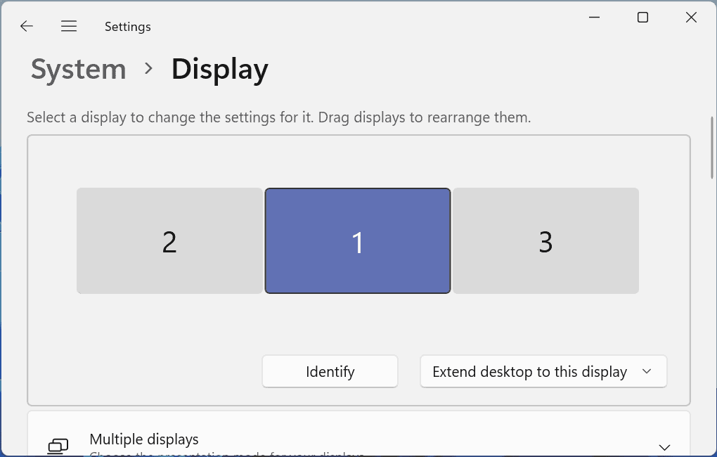 System display settings
