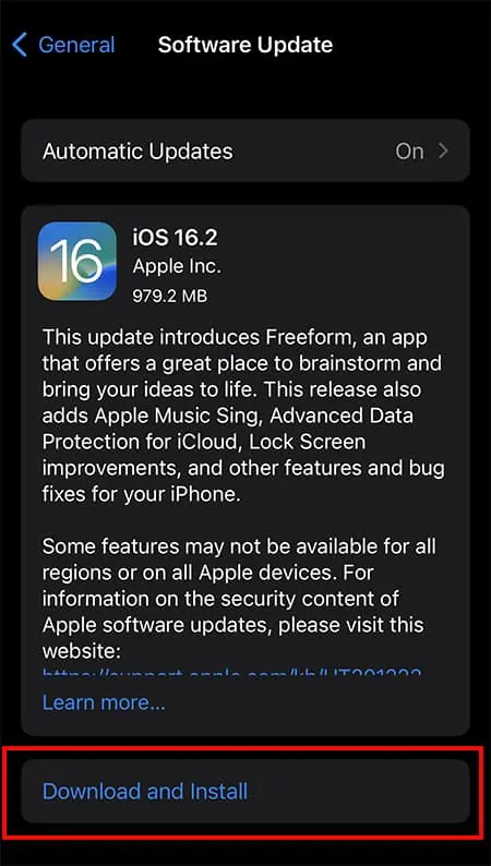 Tap-Download-and-Install
