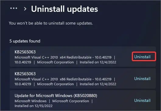 HDMI Cable Not Working? Here's how to Fix it 14 Uninstall-recent-update