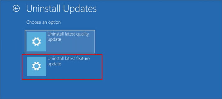 Uninstall-the-latest-feature-update