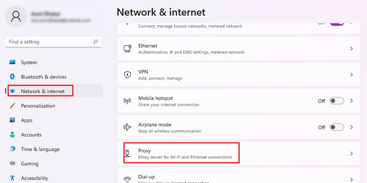 Windows Proxy