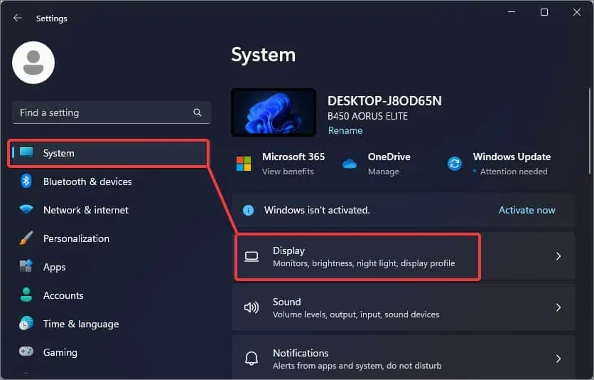Windows-settings