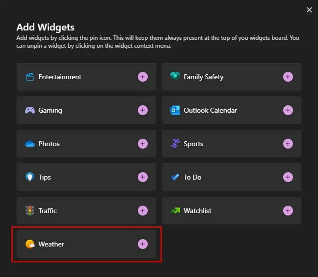 add-weather-widget
