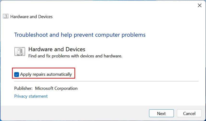 apply repairs automatically