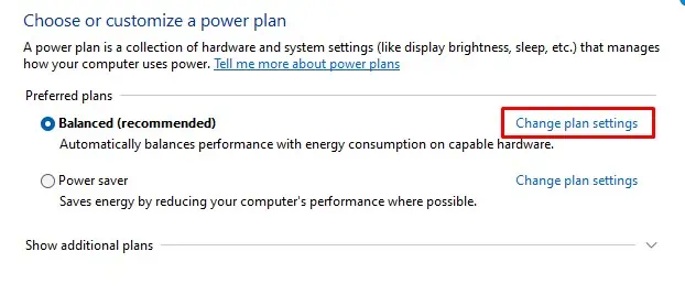Logitech Keyboard Not Working? Here’s How to Fix It 17 change-plan-settings-logitech-keyboard-not-working