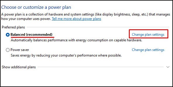 change plan settings logitech mouse not working