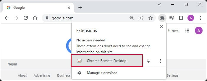 chrome-remote-desktop-extension