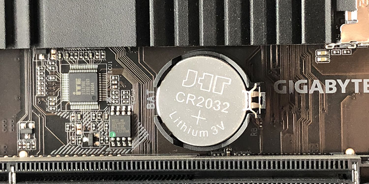 Where is BIOS stored in Your Computer? 2 cmos battery on motherboard