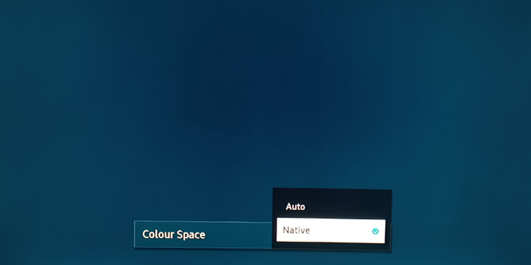 colour space native