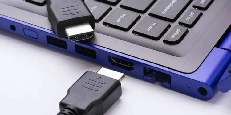 connect dhmi port on dell laptop