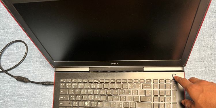 dell power button for 3 to 5 seconds