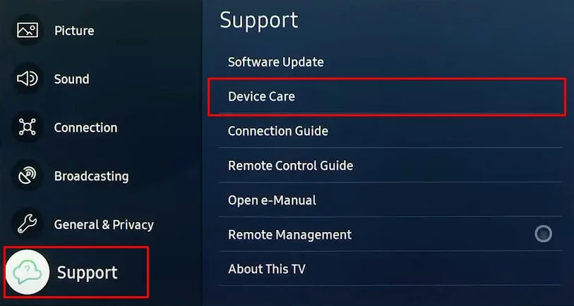 Why is My Samsung TV Flickering? 10 Proven Ways to Fix It 2 device-care