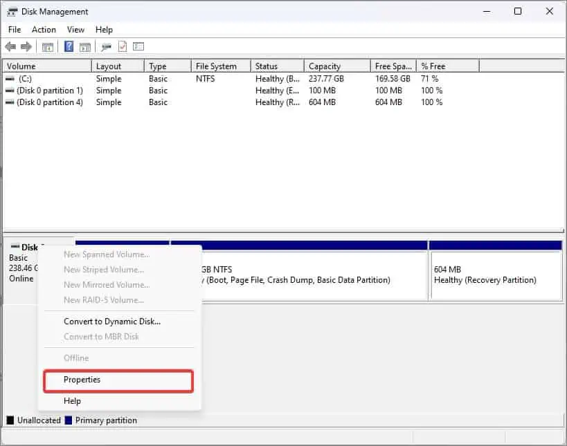 disk-properties