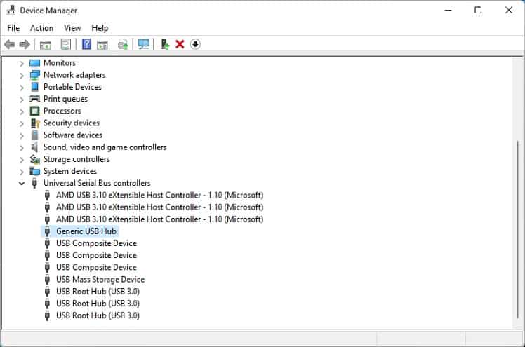 double click generic usb hub