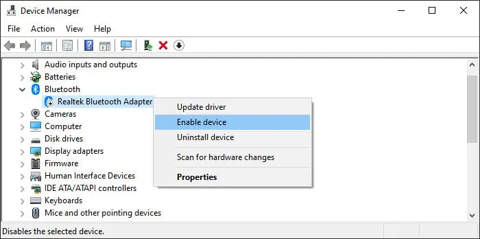 HP Mouse Not Working? Here’s How to Fix It 6 enable-bluetooth-adapter