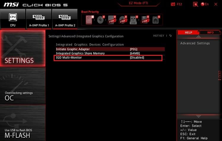 enable igd multi-monitor