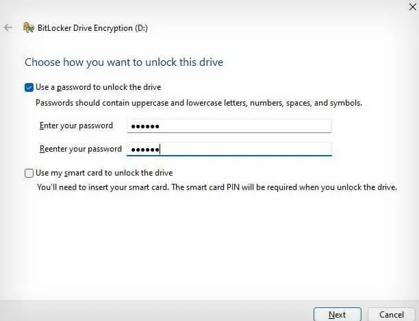How to Use a USB Flash Drive (Detailed Guide) 22 enter-passkey-for-encryption