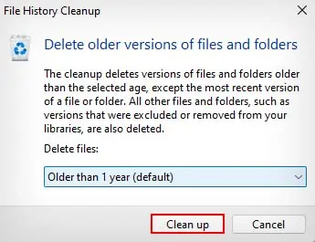 How to Delete Backup Files on Windows 7 file-history-cleanup