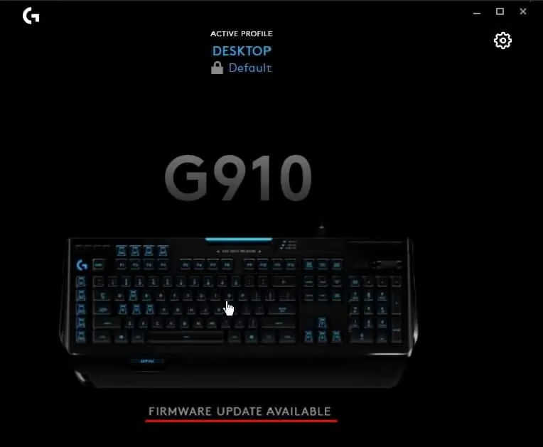 Logitech Keyboard Not Working? Here’s How to Fix It 28 firmware-update-available-logitech-keyboard