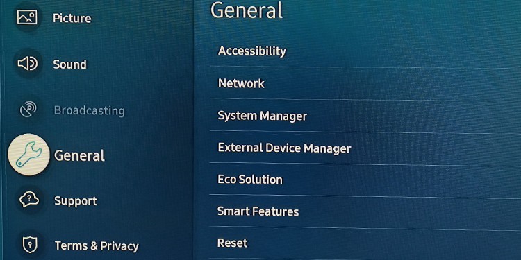 general-settings-of-samsung-tv