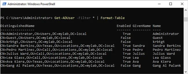 get-aduser-filter-format-table-ft